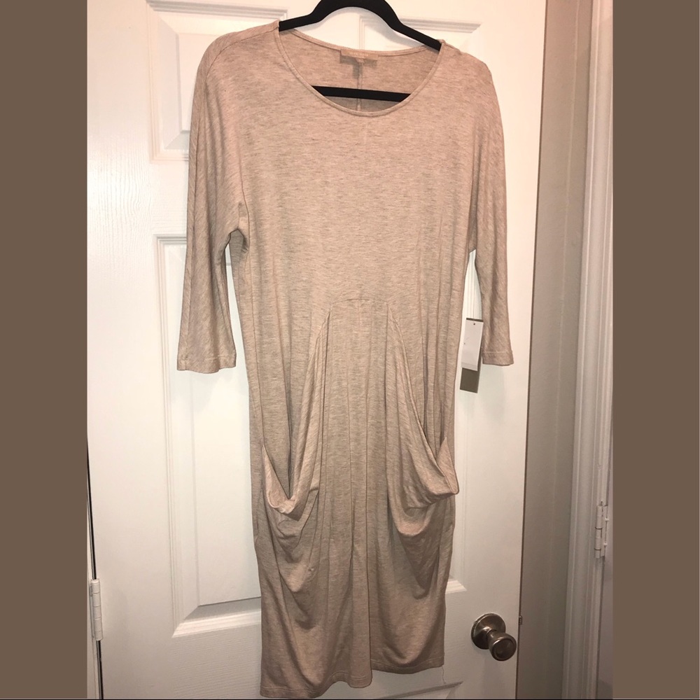 Small Joan Vass cream dress